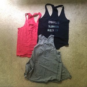 Lot of Lululemon Tanks